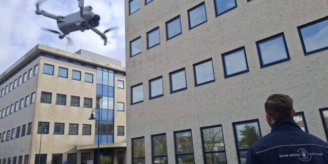 De drone als inspectietool bij bouwkundige inspecties cover