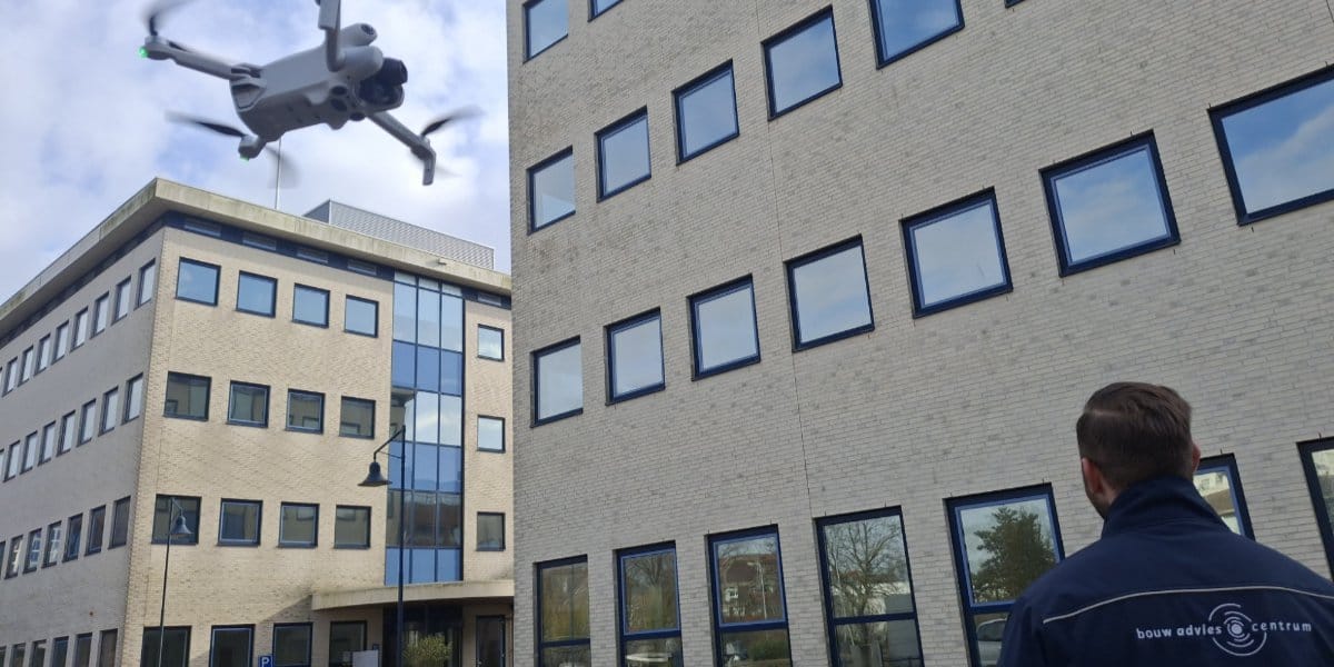De drone als inspectietool bij bouwkundige inspecties cover